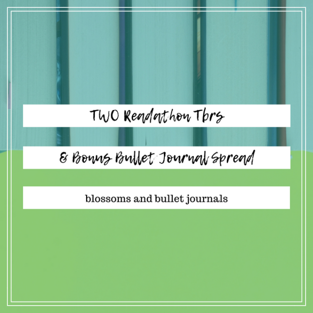 TWO Readathon Tbrs + Bullet Journal Spread | Biannual Bibliothon & Booktubeathon 2018