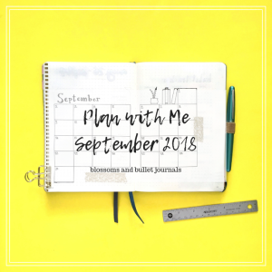 Plan with Me | Bullet Journal Setup for September 2018